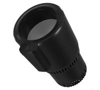 MoSundi Raffreddatore e scalda tazza per auto elettrica da 12 V, portatile da 36 W per mini frigorifero per lattine di birra soda, tazza interna in lega di alluminio con adattatore domestico, nero