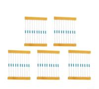 MoSundi Resistori a LED da 12 V per luci ferroviarie modellini - Protezione pre-cablata per accessori per treni in scala HO, cavo da 6,5 cm per progetti fai da te (50 pezzi)
