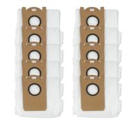 MoSundi Sacchetti per aspirapolvere MEDION X20 SW+ MD 11415, per robot aspirapolvere X21 SW+ MD 11500, sacchetti di ricambio di grande capacità (confezione da 10)