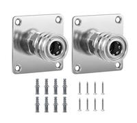 MoSundi Scaffale da parete in metallo per spruzzatori e puntali in schiuma per idropulitrici, compatibile con attacco rapido standard da 1/4", confezione da 2