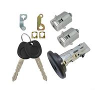 MoSundi Set di serratura di accensione e serratura per porta, compatibile con i modelli 706797 706592 e KD008Q9, realizzato in lega di zinco e rame, resistente all'usura, aspetto argento
