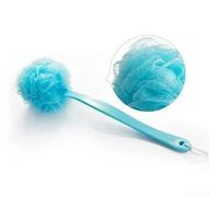 MoSundi Spazzola da doccia con manico esteso e grande sfera da bagno per un comodo lavaggio del corpo, materiale PS e PE, confezione da 2