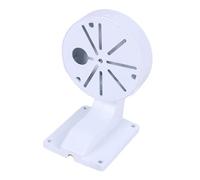 MoSundi Staffa di montaggio a parete in alluminio tipo L per telecamere a cupola CCTV, supporto per telecamera di sicurezza resistente alle intemperie con occultamento del cavo, per interni ed esterni