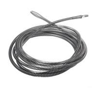 MoSundi Strumento di dragaggio per tubi a molla da 5 metri per trapani elettrici, adatto per cucina, bagno e scarichi a pavimento, realizzato in filo di acciaio al manganese (5 metri)