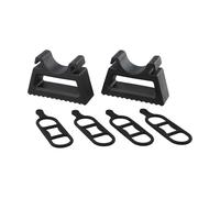 MoSundi Supporto portatile per riparazione bici, staffa di supporto per manubrio in plastica per diametro 29-34 mm, include 2 staffe e 4 nastri in gomma, nero