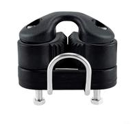 MoSundi Tacchetto a camma per barca in acciaio inossidabile 316, tacchetta per corda per kayak barca a vela presa sicura 3-15 mm blocco cavo nero kit hardware