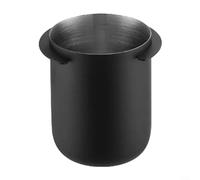 MoSundi Tazza dosatrice in acciaio inox da 58 mm per una misurazione accurata del caffè e un trasferimento ordinato tra macinino e portafiltro (nero)