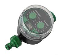 MoSundi Timer di irrigazione elettronico da giardino, regolatore automatico per irrigazione, adattatore per rubinetto programmabile per tubo flessibile alimentato a pioggia senza bisogno di pressione