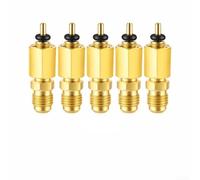 MoSundi Valvola per rubinetto per R134a, R22, R404A, in ottone, 1/4 SAE ACME, strumento HVAC (5 pezzi)