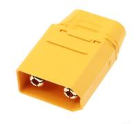 MoSundi XT90-S Connettore ad alta corrente 30A continuo 60A picco (maschio) | Soppressione delle scintille incorporata, corrente nominale 30A, contatti placcati oro, sicuro per il collegamento della