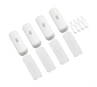 MoSundi Zigbee Smart Igrometro e termometro, sensore wireless per interni con monitoraggio in tempo reale, trigger automatici, archiviazione dati di 1 anno per automazione domestica, 4 pezzi