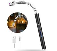 MOSUO Accendino ad Arco Elettrico, da Cucina Accendigas Ricaricabile con Cavo USB, Collo Lungo e 360º Flessibile, Lungo per Accendere Candele,Stufe, Barbecue