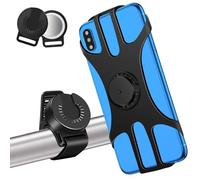 MOSUO Porta Cellulare Bici, Porta Telefono Bici for Airtag, Portacellulare Supporto Smartphone per Mtb Bicicletta Moto Manubrio, Compatibile con 4.5"-7.0" iphone Samsung Universale Smartphones