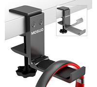 MOSUO Supporto per Cuffie Gaming, Universale Porta Cuffie Regolabile Stand per Cuffie in Alluminio Pieghevole per Cuffia Sennheiser, Sony, Audio-Technica, Bose, Shure, AKG, Nero