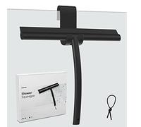 MOSUO Tergivetro per Doccia, 24 cm, Nero, Silicone, Squeegee