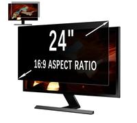 MoSuul Schermo di Privacy per Computer da 24 Pollici, anti spia antiriflesso e anti luce blu, protezione schermo, Filtro Antiriflesso Protezione, Gli Occhi Monitor Desktop Widescreen 24'' 16:9