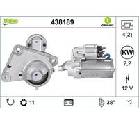 MOT AVVIAM ORIGINALE VALEO PER CITROEN C3 C4 PEUGEOT 207 HDI MINI COOPER D