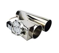 Mota Valvola di scarico flap controllo elettrico auto 51mm tubo di linea da 2,0 pollici silenziatore sport racing telecomando kit universale cromato in acciaio inossidabile