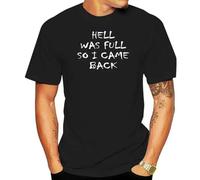 MOTdaNAQ Hell Was Full Ladies T Shirt Black S