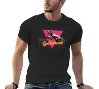 MOTdaNAQ Keytar Synthesaurus - Funny Synthesizer Nerd Design T-Shirt Black L