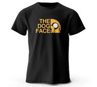 MOTdaNAQ Men's Jake The Dog Printed for T-Shirt Black XL