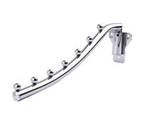 Moteen 2 Ganci Supporto Pieghevole Appendiabiti, Acciaio Inossidabile, Appendiabiti da Parete Pieghevole, Salvaspazio e Asta Organizer