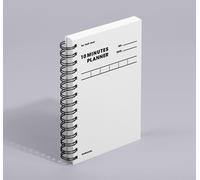 MOTEMOTE Pianificatore 10 Minuti SEMESTRE Bianco / Mensile Settimanale Giorna...