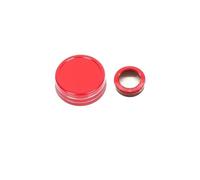Motenna Copertura dell'anello della manopola, adatta for ABE CLA GLA GLE GLK ML GL Classe C W204 AMG copertura del pulsante di avviamento dell'auto con(Red)