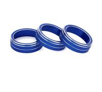 Motenna Copri manopola ad anello, adatto for Volkswagen, for VW, for Tiguan, Golf MK7 Passat B8 T-ROC Atlas copertura del pulsante di avviamento dell'auto con(Blue)