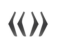 Motenna Pannello di rivestimento for bracciolo con maniglia trazione, adatto for Volkswagen/VW/Golf, 6 GTI MK6 2009-2014 Rivestimento per maniglia della portiera del veico(1Set black)