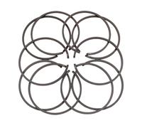 Motenna Set di fasce elastiche for pistone da 10 pezzi, adatto for Husqvarna, 55 Rancher 257 357 357XP Parti ricambio for motoseghe Macchine giardino anello del pistone spesso