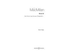 Motet IV: Instrumental solo from "Since it was the day of Preparation …" for voice and ensemble. harp.