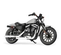 Moteur Cycle Simulation Miniature Jouet 1:18 per Harley per Davidson 2022 per Sportster per Iron 883 Veicoli in pressofusione Modello di moto Giocattoli Batteria non inclusa (2022 Grigio)