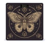 Moth Bilancia digitale del peso corporeo di alta precisione della bilancia da bagno con display LCD, bilancia accurata per la casa