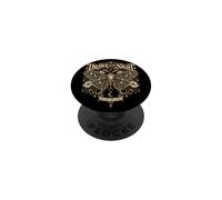 Moth Celestial Art: Segui la Luce della Notte PopSockets PopGrip Adesivo