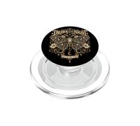 Moth Celestial Art: Segui la Luce della Notte PopSockets PopGrip per MagSafe