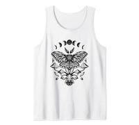 Moth Crystals Moon Phases Dark Goth Gotico Occulta Canotta