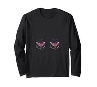 Moth Wings Swords Latin Nocturnal Mystical Bones Star Symbol Maglia a Manica