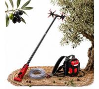 Mothdust Scuotitore Olive Elettrico Pettine Raccoglitore Frutta Luce LED | Abbacchiatore Olive Silenzioso 54dB Attrezzo Elettrico Raccolta Frutta per Agricoltura