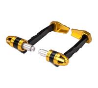 MotHeartCNC Protezione per leva del freno per moto TRK 702 2023-2024 TRK 702X 2023-2024 per manubrio 7/8 pollici 13-18 mm diametro interno maniglia di protezione (vedi sotto) accessori (oro)