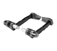 MotHeartCNC Protezione per leva del freno per moto TRK 702 2023-2024 TRK 702X 2023-2024 per manubrio 7/8 pollici 13-18 mm diametro interno protezione del manubrio (vedi sotto) accessori (grigio)