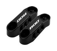 MotHeartCNC Supporto specchio moto per CRF 1100L Africa Twin 2020-2024 Adattatore migliore visibilità posizionamento individuale (vedi sotto) accessori (nero)