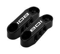 MotHeartCNC Supporto specchio moto per Svartpilen 801 24-25 adattatore migliore visibilità posizionamento individuale (vedi sotto) svartpilen 801 accessori (nero)
