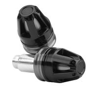 MotHeartCNC Tappi terminali universali per manubrio moto accessori tappi terminali per moto 17 mm di diametro, standard 7/8 pollici 22 mm anti-vibrazione (vedi sotto) (grigio)