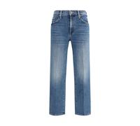 Mother Denim Blue Cotton Relaxed Fit Jeans - 28