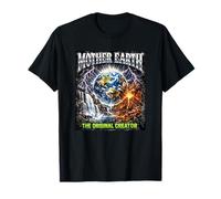 Mother Earth The Original Creator Retro 90s Bootleg Rap Maglietta