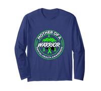 Mother of a Warrior Uplifting Message for Positive Vibes Maglia a Manica