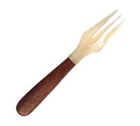 Mother Of Pearl Caviar Spoon Set - Elegante Shell Spoons With Wooden Handle | Kitchen Fork and Utensils For Egg Serving, Catering Presentazione, Fine Dining, Decorative Buffet Table Accessories