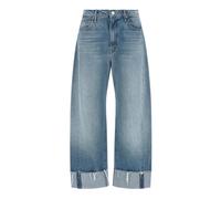 Mother - The Half-Pipe Ankle Cuff Fray Jeans - -Jeans -Donna -Blu -W28