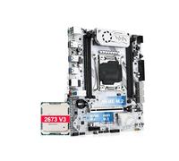 Motherboard Fit For MACHINIST X99 Kit opzionale scheda madre K9-D3 LGA 2011-3 con processore Intel Xeon E5 2673 V3 32 GB DDR3 1866 MHz NVMe M.2 M-ATX(Motherboards)